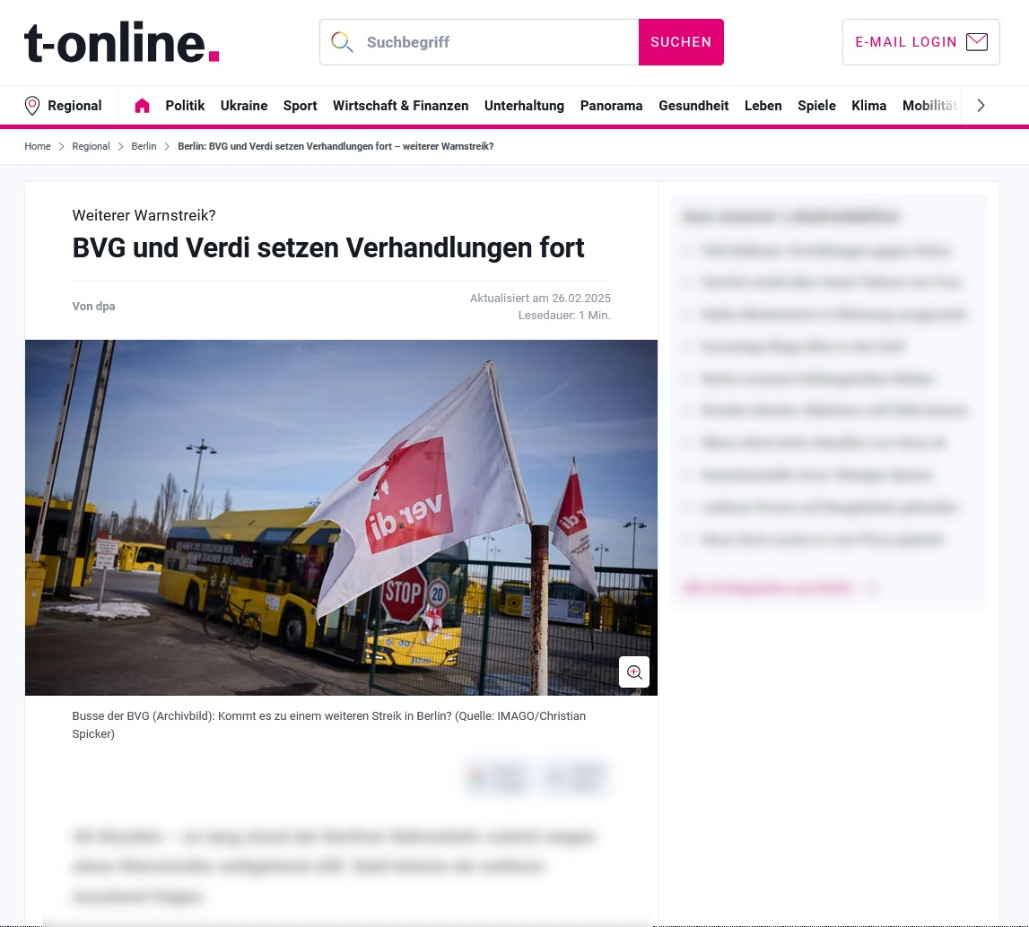 02.2025 (t online.de)